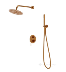 душова система Lavita Orion прихованого монтажу, brushed copper (5900378357339)