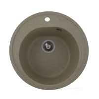 кухонна мийка Platinum Luna 51х51х18 бежева матова (SP000024794)