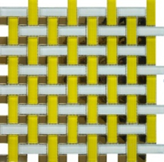 мозаика Grand Kerama 30x30 (1,5х1,5) плетенка желтый (1080)