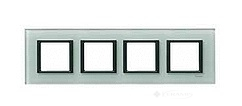 Рамка Schneider Electric Unica Class, 4 пост. матовое стекло (MGU68.008.7C3)