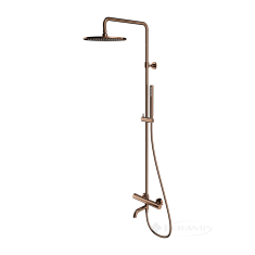душевая система Omnires Y с термостатом, polished copper (Y1234CP)