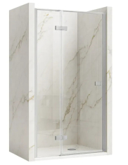 душевая дверь Rea Atlas 100x200 безопасное стекло, прозрачное, справа, chrome (REA-K4665)