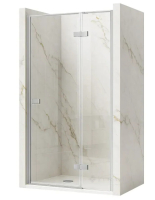 душевая дверь Rea Atlas 100x200 безопасное стекло, прозрачное, справа, chrome (REA-K4665)