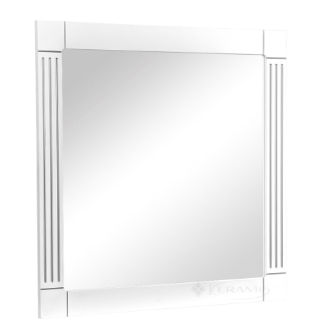Зеркало Аквародос Роял 100x80x1,8 белое/серебро (АР0002744)