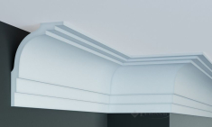 карниз гнучкий Elite Decor Gaudi Decor 17x12x244 см білий (P 880 Flexi)