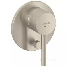 смеситель для ванны и душа Kludi Bozz встроенный, матовый никель (38716N576)