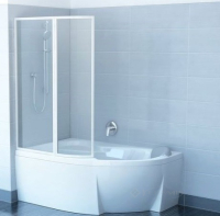 штора д/ванни Ravak VSK 2 Rosa 150 ліва пластик rain (76L8010041)