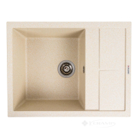 кухонна мийка Valeso Lotos 65x50x20 на стільницю, граніт, пісок (SP000047409)