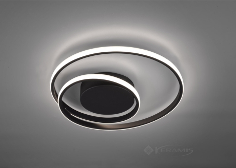 Світильник стельовий Reality Zibal, чорний матовий, LED (R62911132)