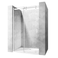 душова двері Rea Nixon-2 120x190 безпечне скло, прозоре, права (REA-K5003)