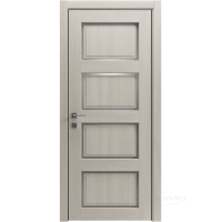 дверне полотно Rodos Style 4 800 мм, полустекло, крем