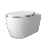 унітаз Devit Acqua підвісний, безободковий з сидінням soft-close, білий (3020155)