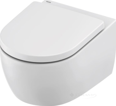 унитаз подвесной TECE loft Cyclon flush без ободка, смыв Торнадо, сиденье soft-close, белый (9700224)