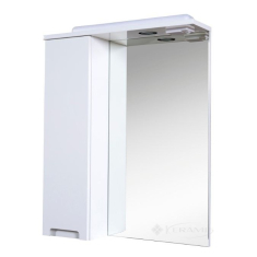 шкафчик зеркальный Аквародос Квадро 60 см 60x74x16 белый (АР0001761)
