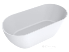 ванна зі штучного каменю Miraggio Greenland Mirasoft 168x80,5 біла матова (1029)