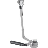 злив-перелив для ванни Geberit з поворотним механізмом PushControl, d52, хром (150.757.21.6)