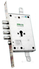 замок для дверей Mottura 85971S28T 4-риг з зас., под цилиндр, под тяги