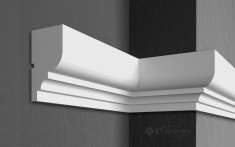 карниз Elite Decor Prestige Decor 18x10x200 см белый (KC 104)