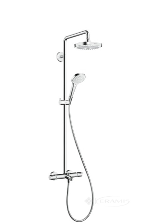Душова система Hansgrohe Croma Select E 180 2jet showerpipe для ванни (27352400)