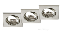 точечный светильник Trio Jura, никель матовый, 3 лампы (650000307)