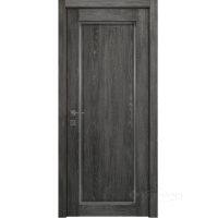 дверное полотно Rodos Style 1 800 мм, полустекло, дуб шале графит