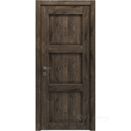 Дверное полотно Rodos Style 3 800 мм, глухое, акация темна