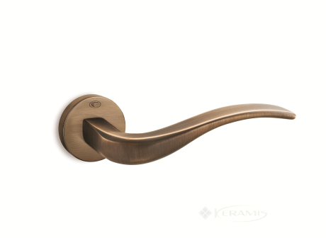 Ручка на круглой розетке Convex 1625 античная бронза (1625ROS73S73)