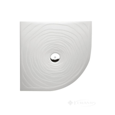 піддон Marmorin Rosa 90x90 напівкруглий, білий (2550902xx)