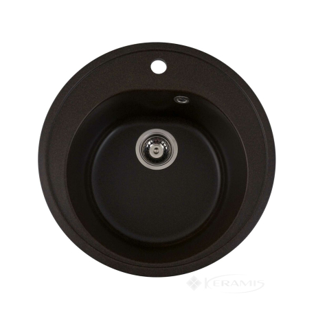 Кухонна мийка Platinum Luna 51х51х18 шоколад матова (SP000025067)
