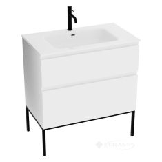 тумбочка з умивальником Lavita Topeka 80 підлогова, white (5900378345541)