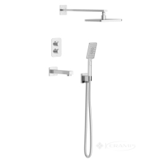 душевая система с термостатом Imprese Bilovec скрытого монтажа, хром (t04800901STC)