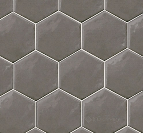 Плитка Equipe Hexatile Brillo 17,6x20,1 gris oscuro