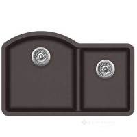 кухонная мойка Aquasanita Arca 810x520x240 две чаши, церрус (SQA220W 120)