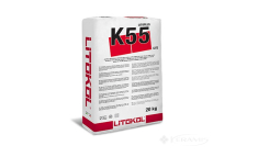 клей для плитки Litokol Litoplus K55 цементная основа белый 20 кг (K550020)