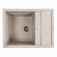 кухонная мойка Valeso Lotos 65x50x20 на столешницу, гранит, сафари (SP000047495)