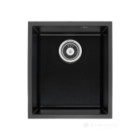 кухонна мийка Granado Under Тop Мini 44x38x20 із сифоном, black shine (gr3901)
