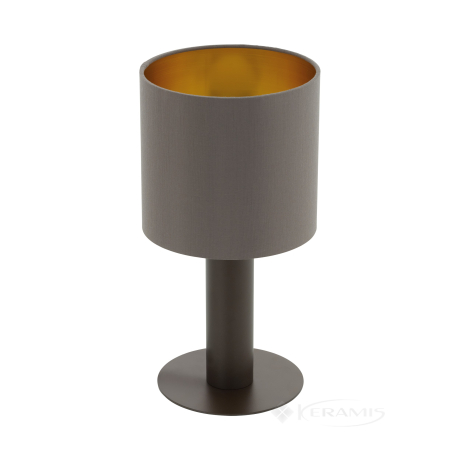 Настільна лампа Eglo Concessa 1 темно-коричневий, капучіно, золото (97686)