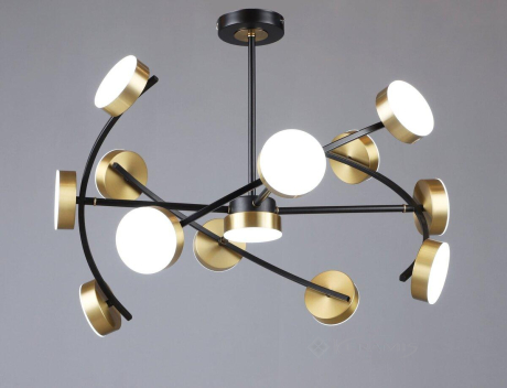 Люстра светодиодная акриловая Sirius B N6340/13 BK+COP (SP000043623)