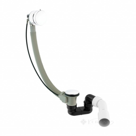 Сифон для ванни з переливом Omnires CGS white (TK122-PLUS-3.35+64-SBP)
