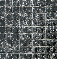 мозаїка Grand Kerama 30х30 (1,5х1,5) моно чорний колотий (448)