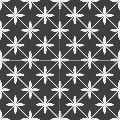 Плитка Almera Ceramica Pre. Star 45x45 black mat