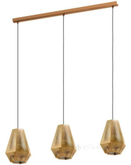 підвісний світильник Eglo Chiavica 1, латунь, 3 лампи (43228)