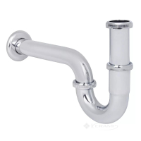 сифон для умывальника ITAL трубчатый 1 1/4', латунь, хром (ITF 6030)