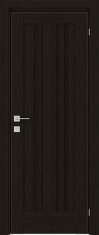 дверное полотно Rodos Fresca Mikela 900 мм, глухое, венге шоколадный