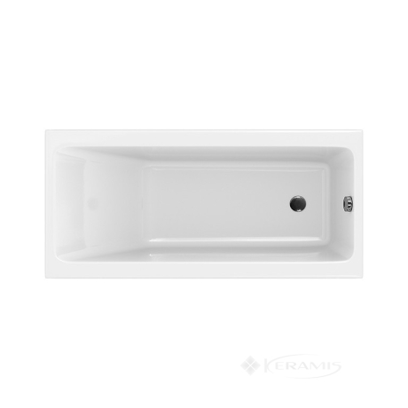 Ванна акриловая Cersanit Crea 160x75 белая, с ножками (S301-225)