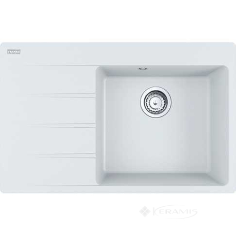 Кухонна мийка Franke Centro cng 611-78 TL, білий, крило зліва (114.0630.465)