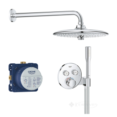 душовий набір Grohe Grohtherm Smartcontrol з 3 режимами струменя, хром (34744000)
