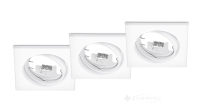 точечный светильник Trio Jura, белый матовый, 3 лампы (650000331)