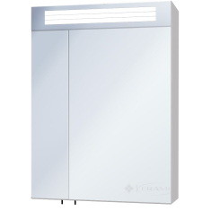 шкафчик зеркальный Мойдодыр Лагуна ЗШ-60 60x14x83 с LED подсветкой