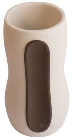 Стакан для щёток Trento Style черно-белая полоска (25014)